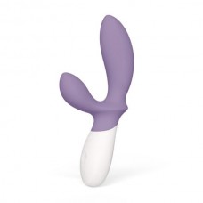 Lelo Loki Wave 2 Rechargeable Silicone Dual Stimulation Prostate Vibrator Violet Dust