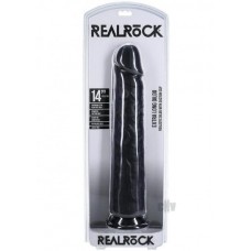 Realrock Xl Straight 14 Black Realrock Xl Straight 14 Black