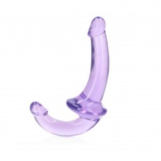 Shots Realrock Crystal Clear 6" Strapless Strap-on - Purple Shots Realrock Crystal Clear 6" Strapless Strap-on - Purple
