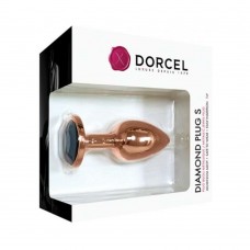 Dorcel Aluminium Bejeweled Diamond Plug - Rose Gold Small