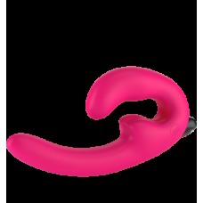 Fun Factory Sharevibe Vibrating Wearable Dildo - Pink