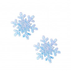 Neva Nude Pasty Snowflake Glitter Frost Pasties