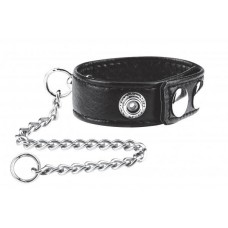 C & B Gear Snap Cock Ring with Leash 12 inches