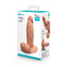 B-vibe Slipskin Dildo Girthy 7 Moc