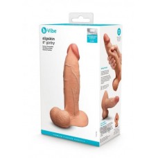 B-vibe Slipskin Dildo Girthy 8 Moc