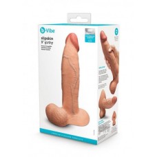 B-vibe Slipskin Dildo Girthy 9 Moc