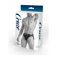 Cruze Buckle Up Zip Jockstrap S/m Blk