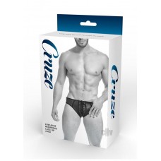 Cruze Kickoff Lace Up Brief L/xl Blk