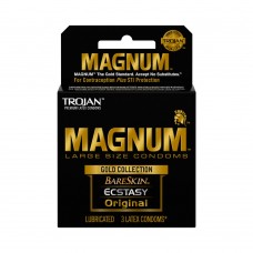Trojan Magnum Large Size Condoms Gold Collection 3 Pack Trojan Magnum Large Size Condoms Gold Collection 3 Pack