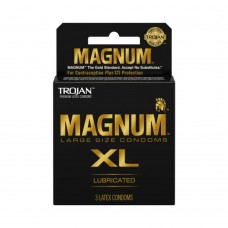 Trojan Magnum XL 3 Pack Latex Condoms Trojan Magnum XL 3 Pack Latex Condoms