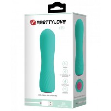 Pretty Love Elfin Mini Vibe - 12 Function Light Blue