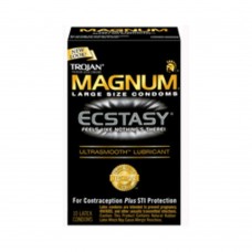 Trojan Ecstasy Magnum Condoms With Ultrasmooth Lubricant Trojan Ecstasy Magnum Condoms With Ultrasmooth Lubricant