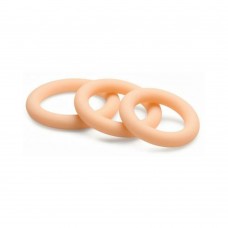 Jock Silicone Cock Ring 3-piece Set Light Jock Silicone Cock Ring 3-piece Set Light