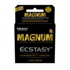 Trojan Magnum Ecstasy Latex Condoms 3 Pack Trojan Magnum Ecstasy Latex Condoms 3 Pack