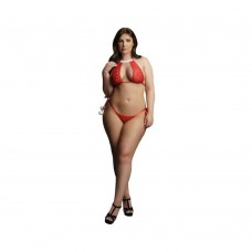 Shots Le Desir Snow Angel Lace Lingerie Set Osx Red