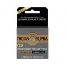Trojan Supra Microsheer Polyurethane Condoms 3 Pack Trojan Supra Microsheer Polyurethane Condoms 3 Pack
