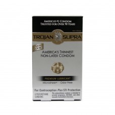 Trojan Supra Microsheer Polyurethane Condoms 6 Pack Trojan Supra Microsheer Polyurethane Condoms 6 Pack