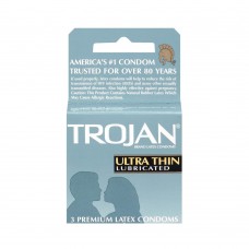 Trojan Condoms Sensitive Ultra Thin Lubricated 3 Pack Trojan Condoms Sensitive Ultra Thin Lubricated 3 Pack