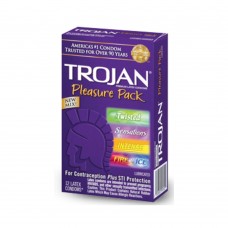 Trojan Condom Pleasure Pack 12 Pack Trojan Condom Pleasure Pack 12 Pack