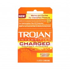 Trojan Charged W/intensified Lubricant Condoms (3 Pack) Trojan Charged W/intensified Lubricant Condoms (3 Pack)