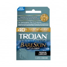 Trojan Bareskin Thinner Latex Condoms (3 Pack) Trojan Bareskin Thinner Latex Condoms (3 Pack)