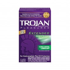 Trojan Extended Pleasure Condoms With Climax Control Lubricant Trojan Extended Pleasure Condoms With Climax Control Lubricant