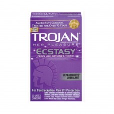 Trojan Ecstasy Her Pleasure Condoms With Ultrasmooth Lubricant Trojan Ecstasy Her Pleasure Condoms With Ultrasmooth Lubricant