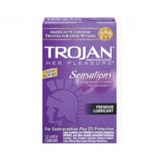 Trojan Her Pleasure Lubricated Latex Condoms Trojan Her Pleasure Lubricated Latex Condoms