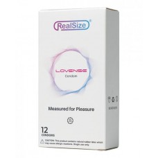 Lovense Realsize 60mm Condoms - Box Of 12