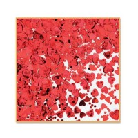 Valentines Heart Confetti - Red