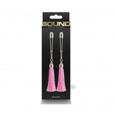 Bound Nipple Clamps T1 Pink Bound Nipple Clamps T1 Pink