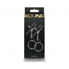 Bound Nipple Clamps C2 Gunmetal Bound Nipple Clamps C2 Gunmetal