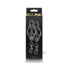 Bound Nipple Clamps C3 Gunmetal Bound Nipple Clamps C3 Gunmetal