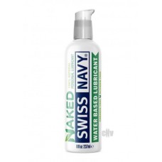 Swiss Navy Naked All Natural Lubricant - 8 Oz