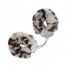 Ouch! Heavy-duty Fluffy Handcuffs Snow Leopard Ouch! Heavy-duty Fluffy Handcuffs Snow Leopard