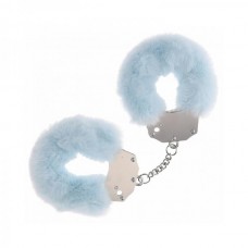 Ouch! Heavy-duty Fluffy Handcuffs Powder Blue Ouch! Heavy-duty Fluffy Handcuffs Powder Blue
