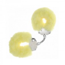 Ouch! Heavy-duty Fluffy Handcuffs Yellow Ouch! Heavy-duty Fluffy Handcuffs Yellow