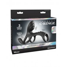 Fantasy C-Ringz Ultimate Couples Cage Max - Black