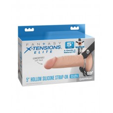 Fantasy X-Tensions Elite 5 Silicone Hallow Strap-On Dual Density - Light