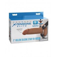 Fantasy X-Tensions Elite 5 Silicone Hallow Strap-On Dual Density - Brown