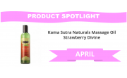 Kama Sutra Naturals Massage Oil Strawberry Divine